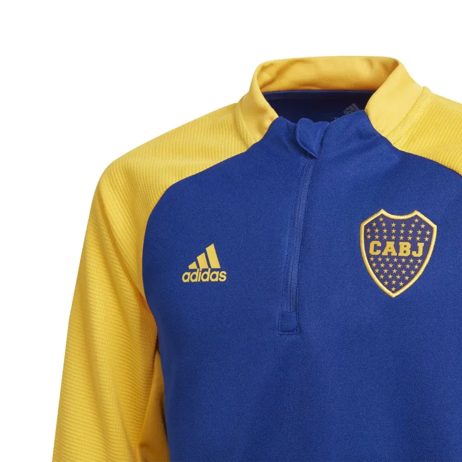 Imagen 4 de 5 de Buzo De Entrenamiento adidas Buzo Entrenamiento Boca Juniors Baby-AZUL/AMARILLO