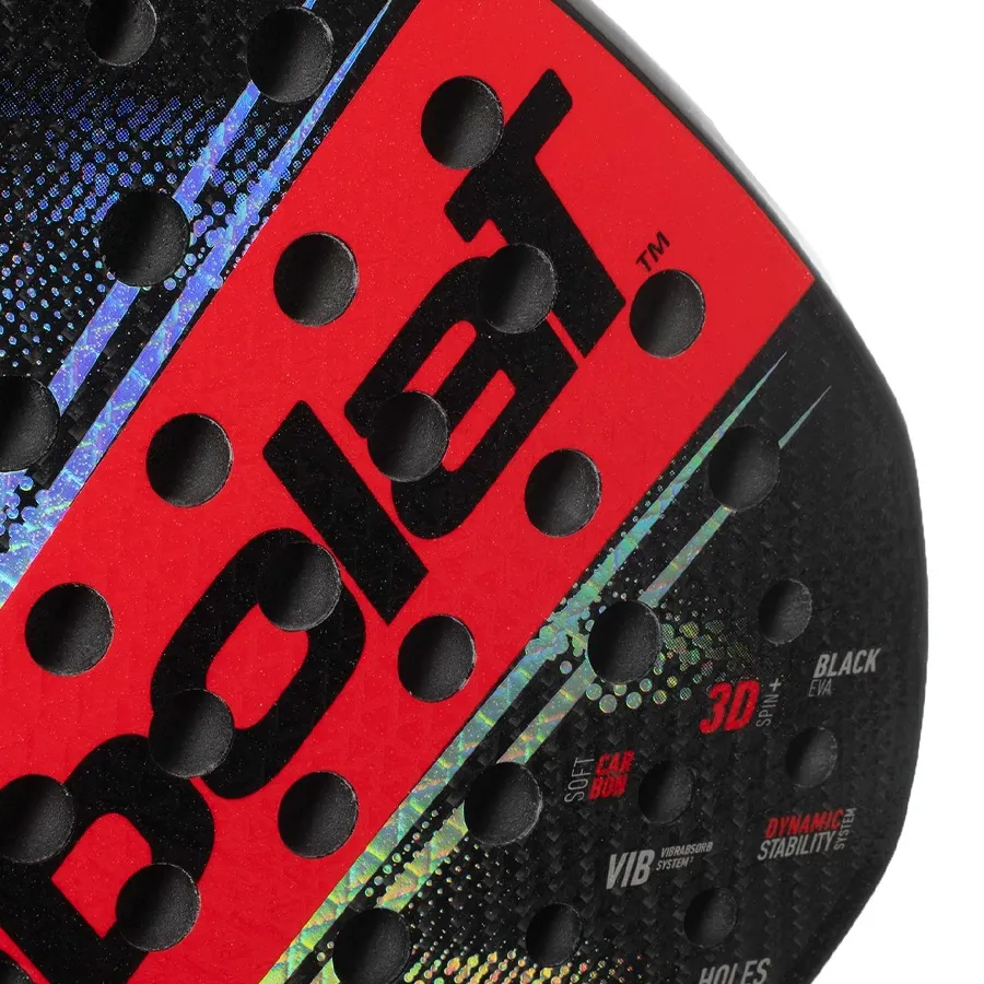 Imagen 3 de 6 de Paleta Babolat Technical Viper Soft 3.0-NEGRO/ROJO/BLANCO