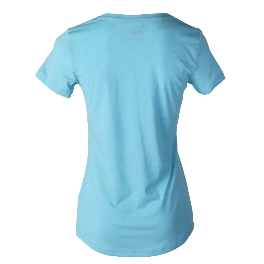 Imagen 2 de 4 de Remera Puma Ess+ Logo Heather Tee-CELESTE/BLANCO