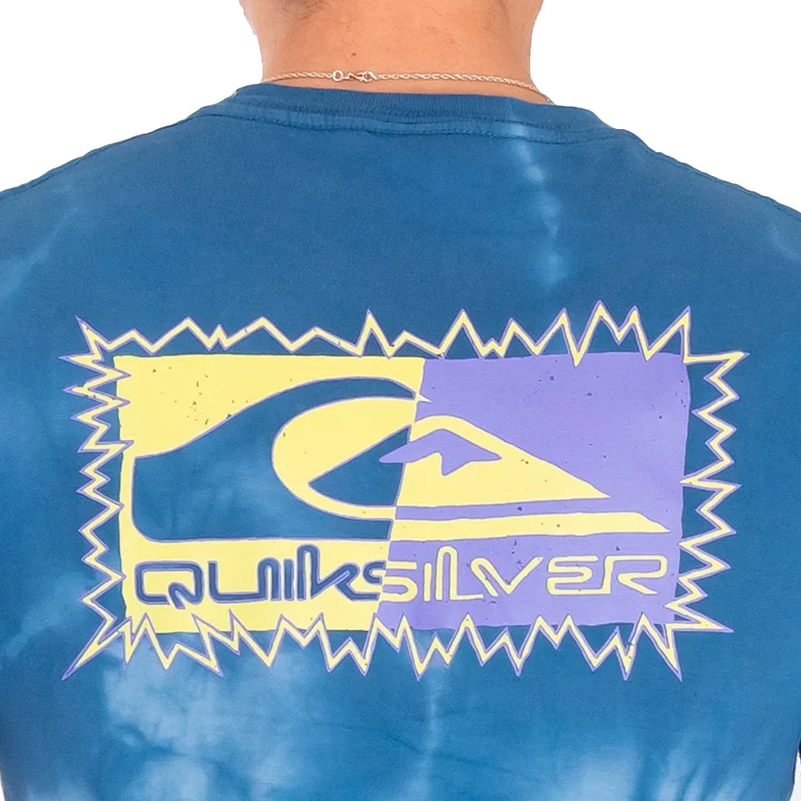 Imagen 3 de 4 de Remera Quiksilver Mc The Split-AZUL