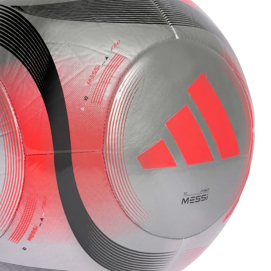 Imagen 3 de 4 de Pelota adidas Messi Club-GRAFITO/ROJO