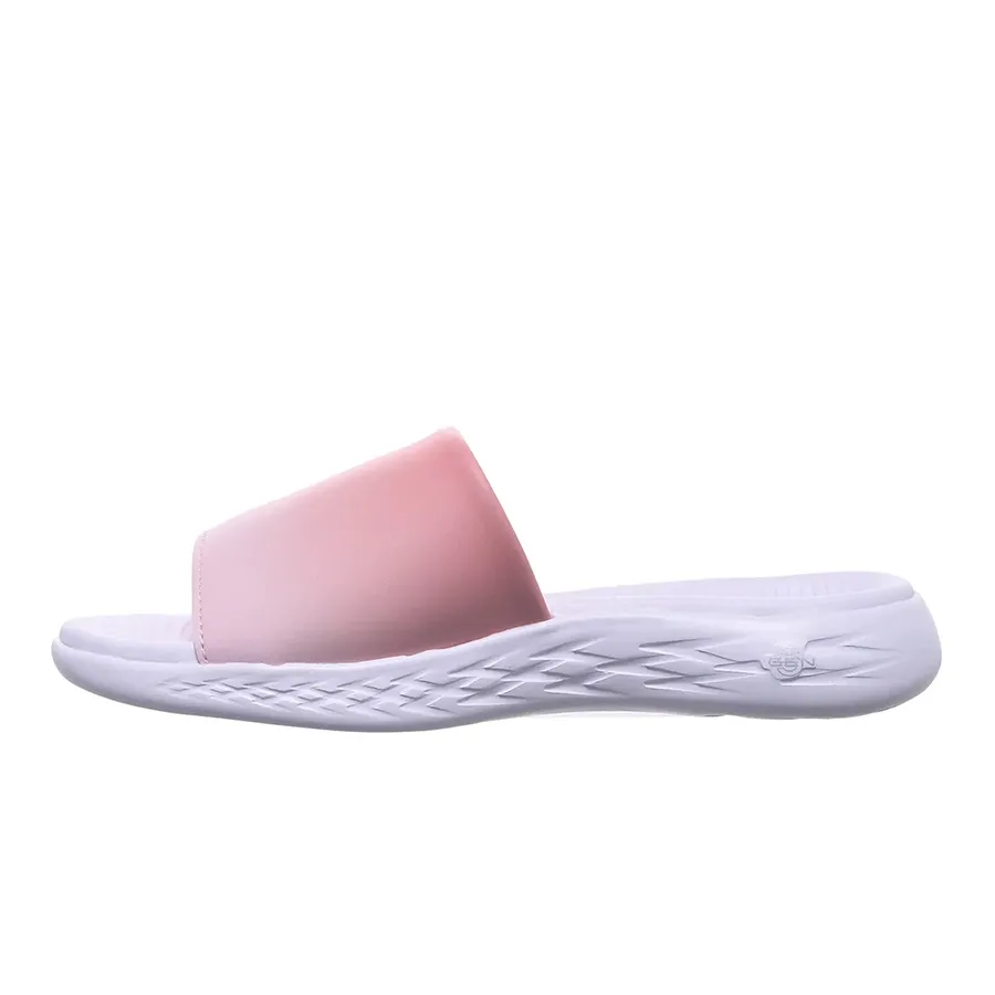 Imagen 1 de 6 de Ojotas Skechers Br On The GO 600-SALMON/BLANCO