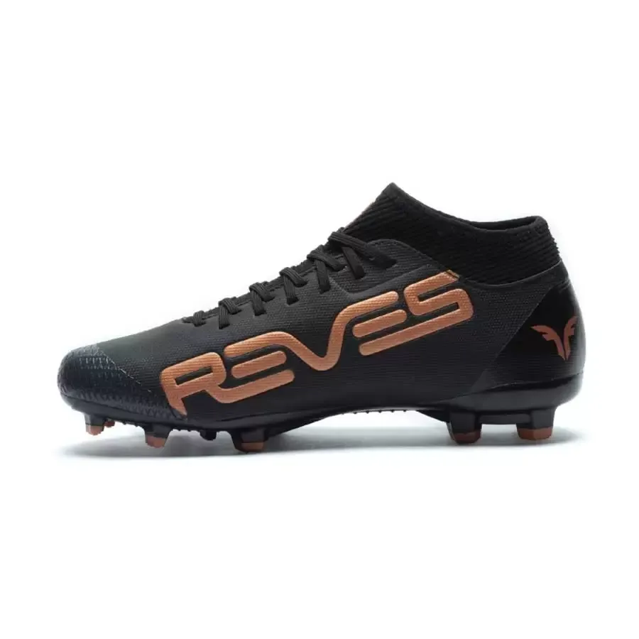 Imagen 1 de 5 de Botines Reves Futbol Fenix Pro-NEGRO