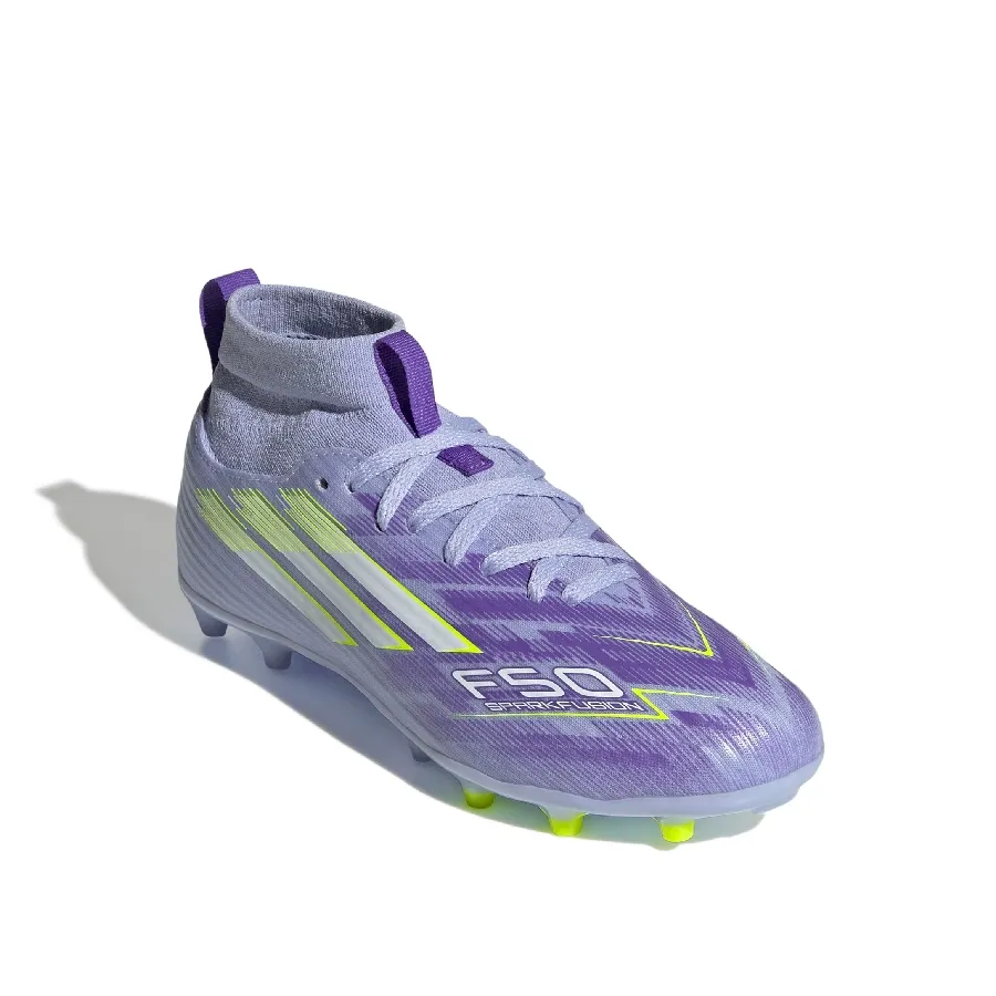 Imagen 1 de 7 de Botines adidas F50 Sparkfusion League-LILA/VERDE FLUOR