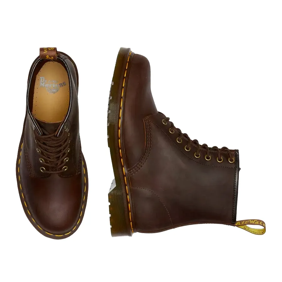 Imagen 4 de 8 de Botas Dr Martens 1460 Bex Crazy Horse-MARRON