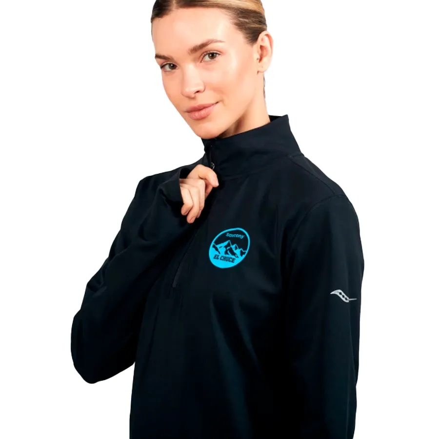 Imagen 1 de 6 de Buzo Saucony Solstice El Cruce-NEGRO