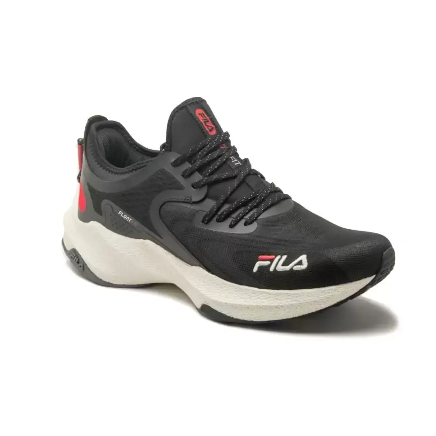 Imagen 3 de 5 de Zapatillas Fila Float Fit Hombre-NEGRO/ROJO