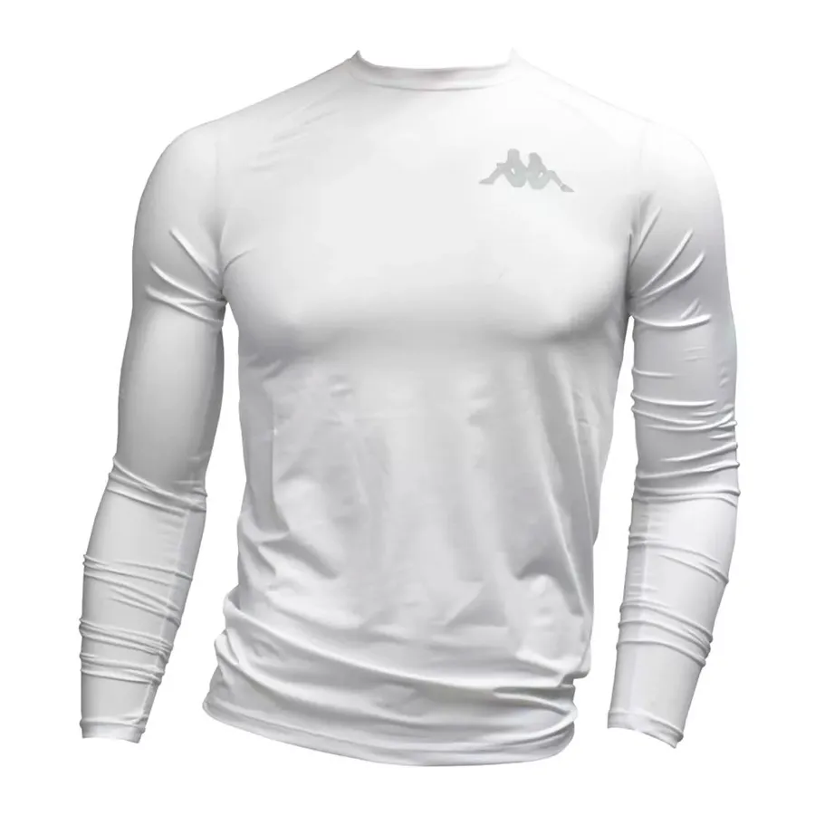 Imagen 0 de 4 de Remera Térmica Kappa Manga Larga-BLANCO