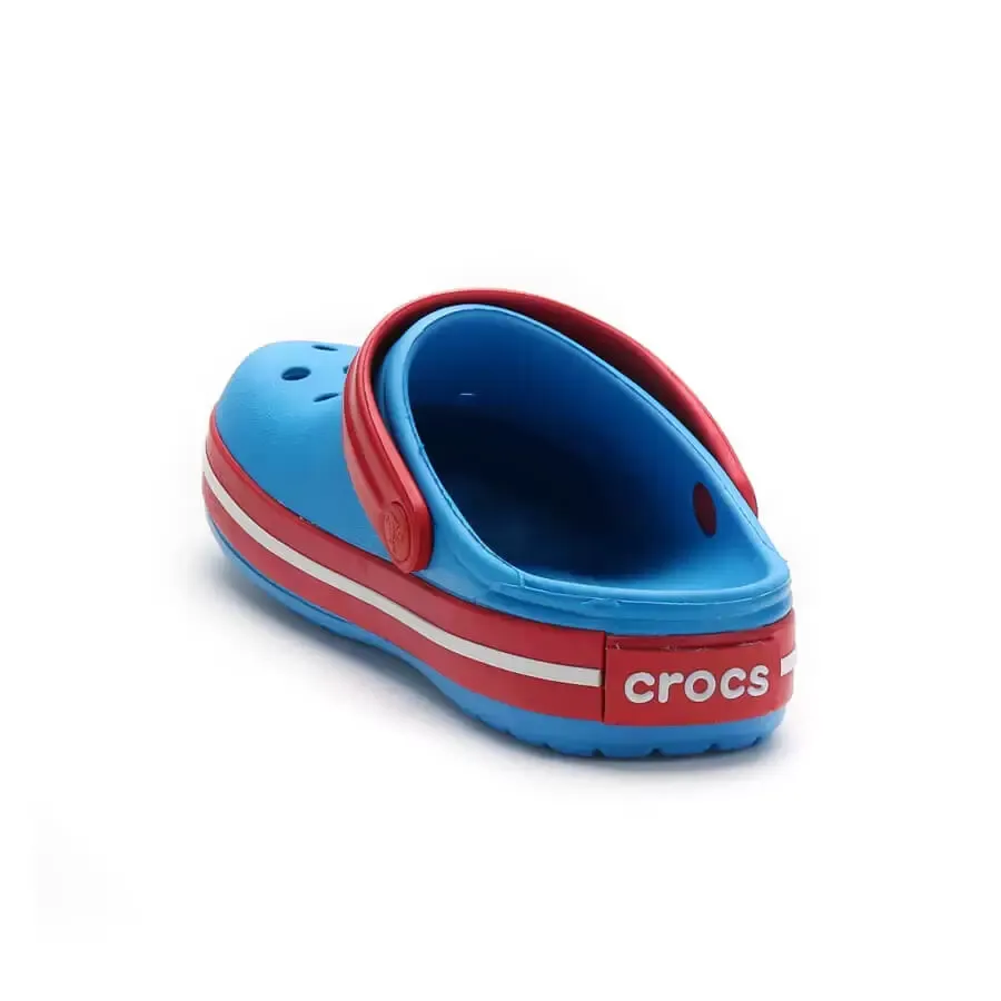 Imagen 2 de 5 de Ojotas Crocs Crocband Kids-CELESTE/ROJO