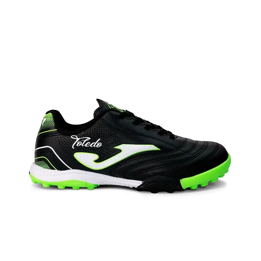 Imagen 0 de 4 de Botines Joma Toledo Tf-NEGRO/VERDE FLUOR