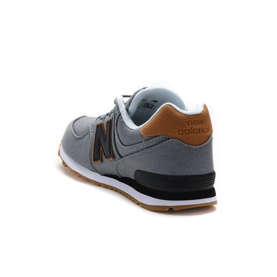 Imagen 2 de 4 de Zapatillas New Balance 574 Grade-GRIS/TOSTADO/NEGRO
