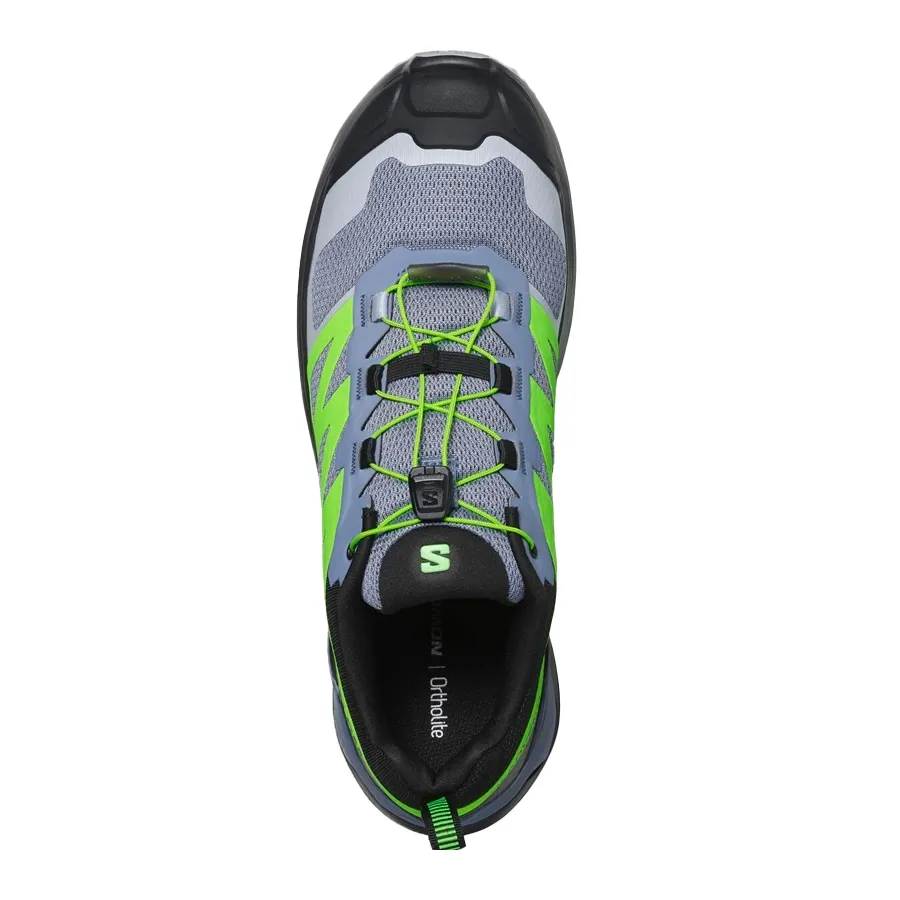 Imagen 3 de 5 de Zapatillas Salomon X Adventure-GRIS/NEGRO/VERDE FLUOR