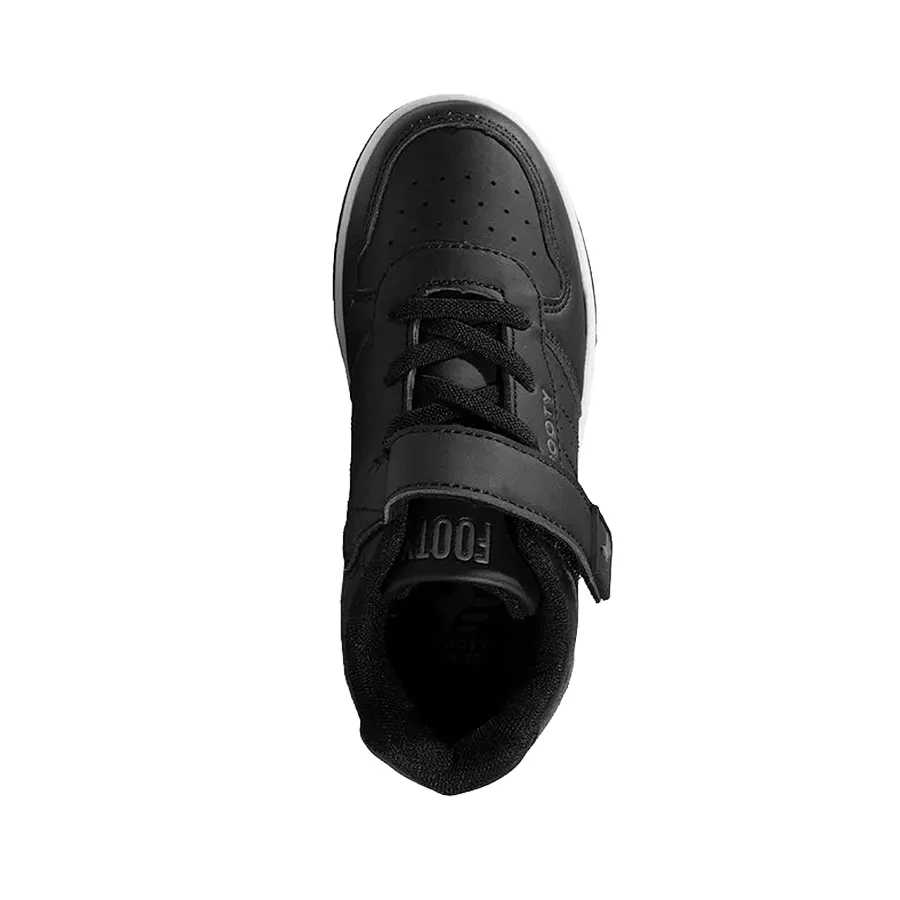 Imagen 2 de 5 de Zapatillas Footy Escolar-NEGRO/BLANCO