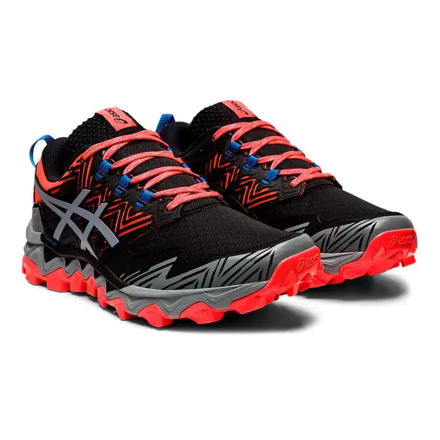 Imagen 2 de 6 de Zapatillas Asics Gel Fujitrabuco 8 W-NEGRO/GRIS/NARANJA