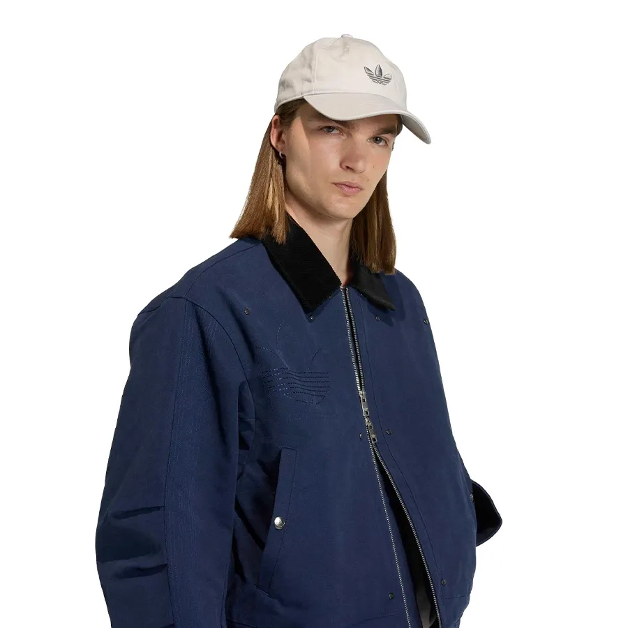 Imagen 3 de 5 de Campera adidas originals Bomber Premium Essentials-MARINO