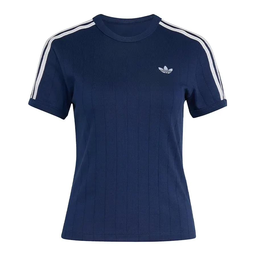 Imagen 2 de 5 de Remera adidas originals Pinstripe-MARINO/BLANCO