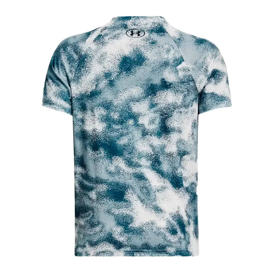 Imagen 1 de 2 de Remera Under Armour Tech Bl-PETROLEO/BLANCO