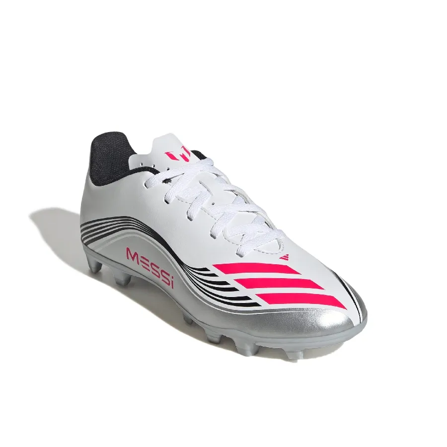 Imagen 1 de 6 de Botines adidas F50 Messi Club Fg-BLANCO/ROJO/PLATA