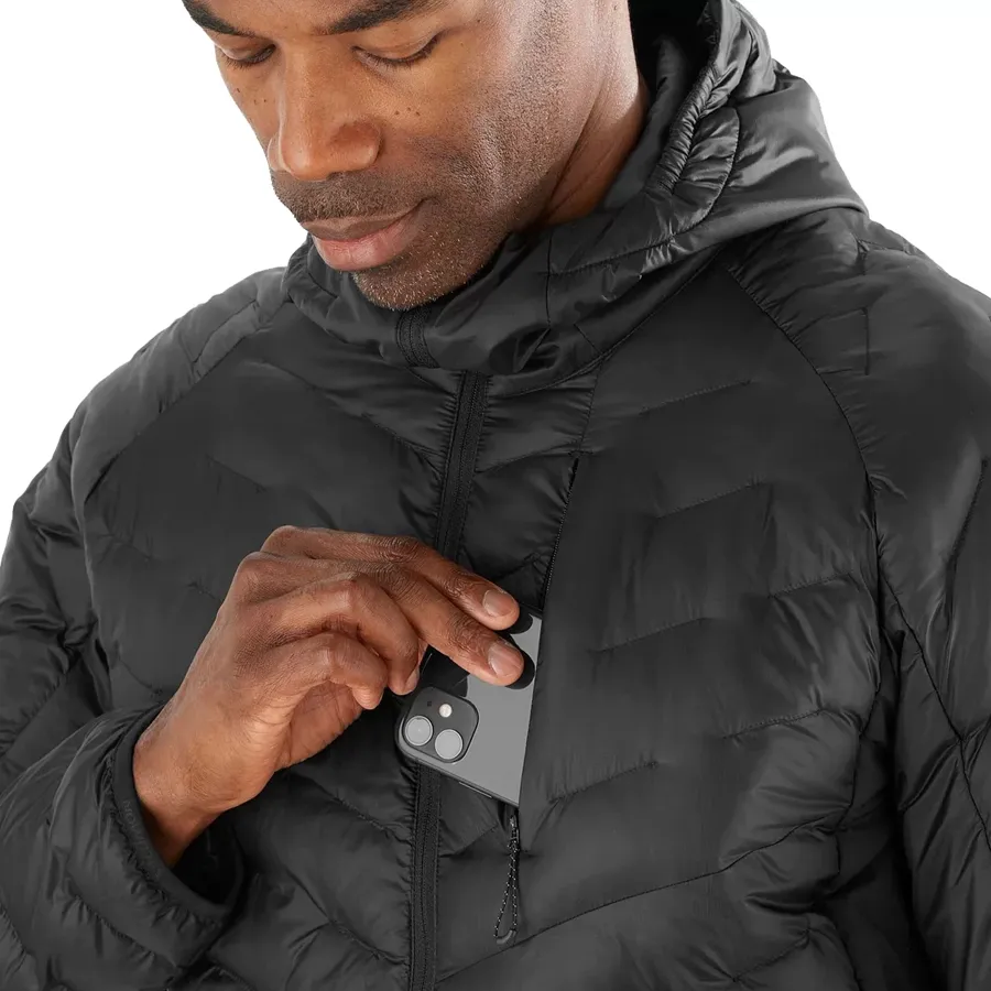 Imagen 1 de 5 de Campera Salomon Outline Primaloft Hdy-NEGRO