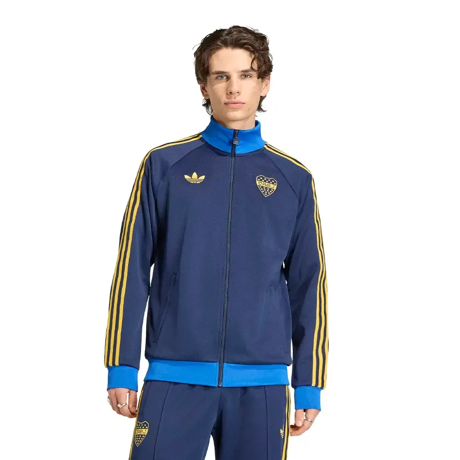 Imagen 0 de 5 de Campera adidas originals Boca Juniors-AZUL FRANCIA/AMARILLO