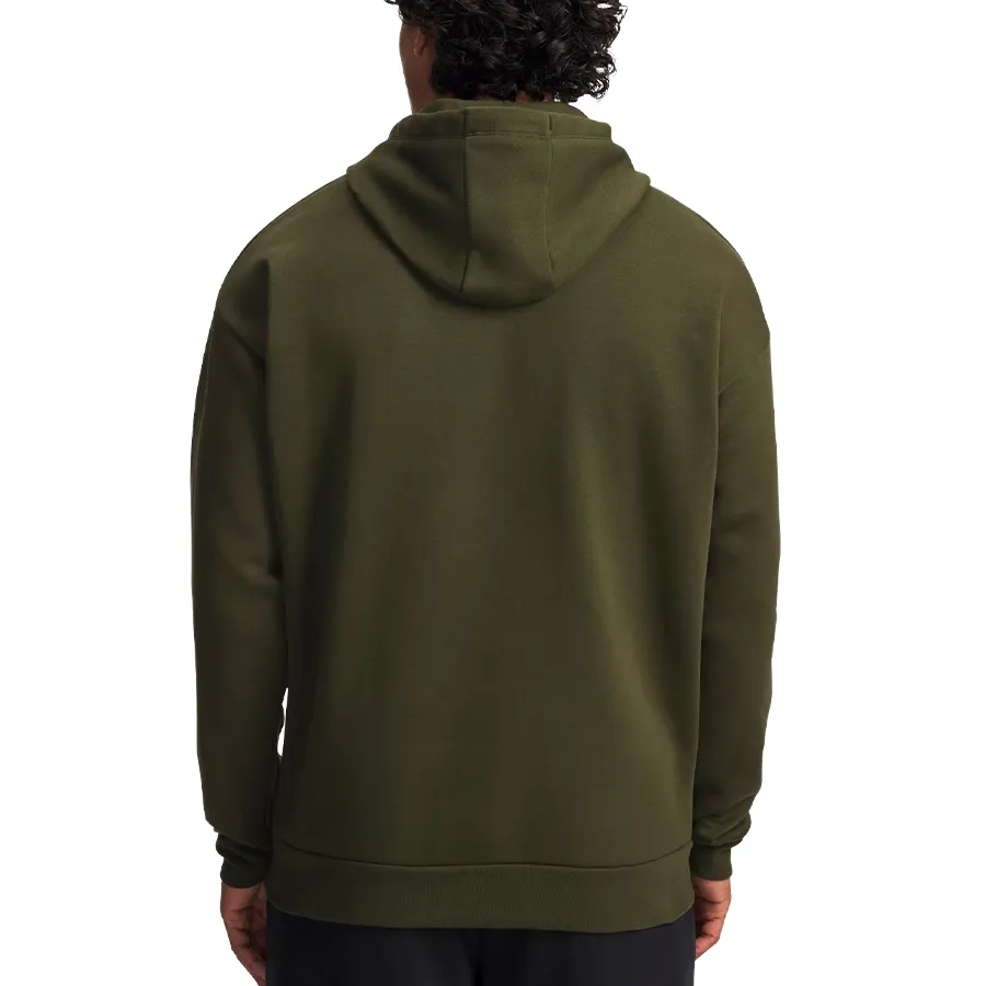 Imagen 1 de 3 de Buzo Under Armour Project Rock Icon Fleece-VERDE MUSGO