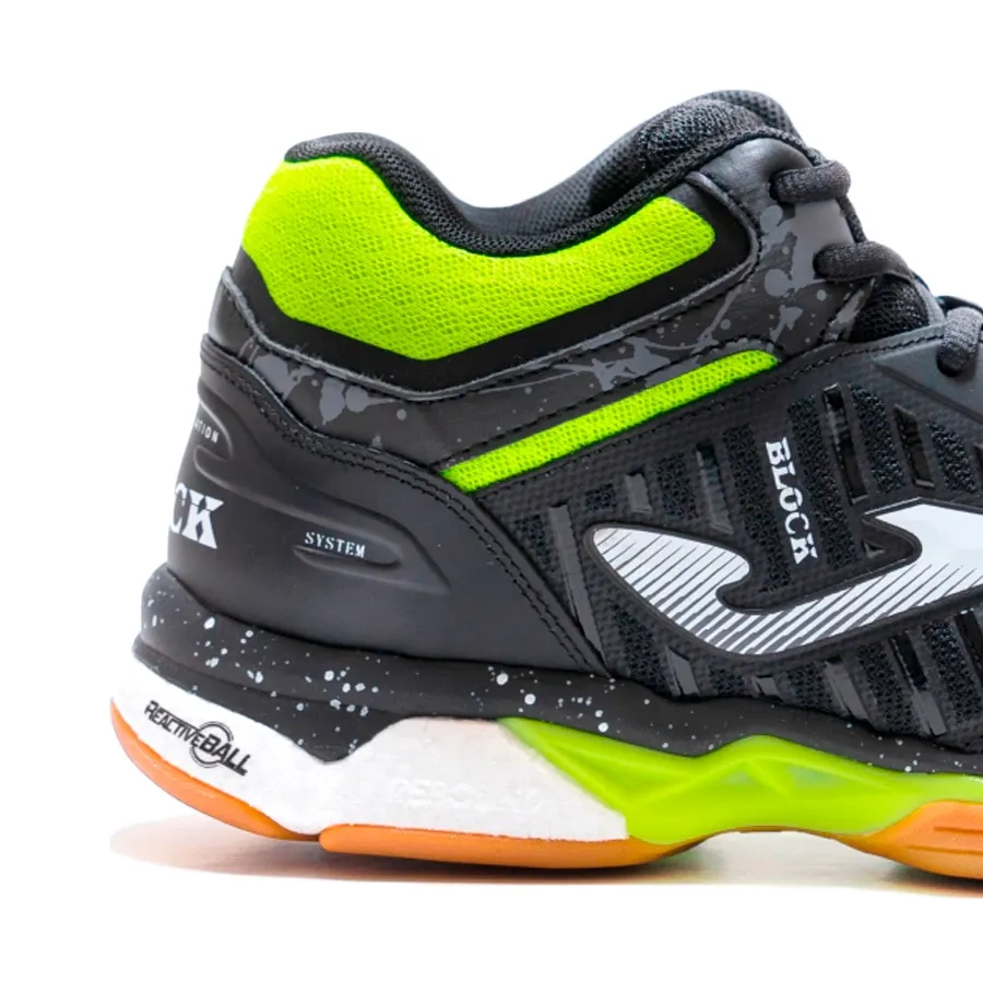 Imagen 5 de 7 de Zapatillas Joma Block 2401-NEGRO/LIMA/BLANCO