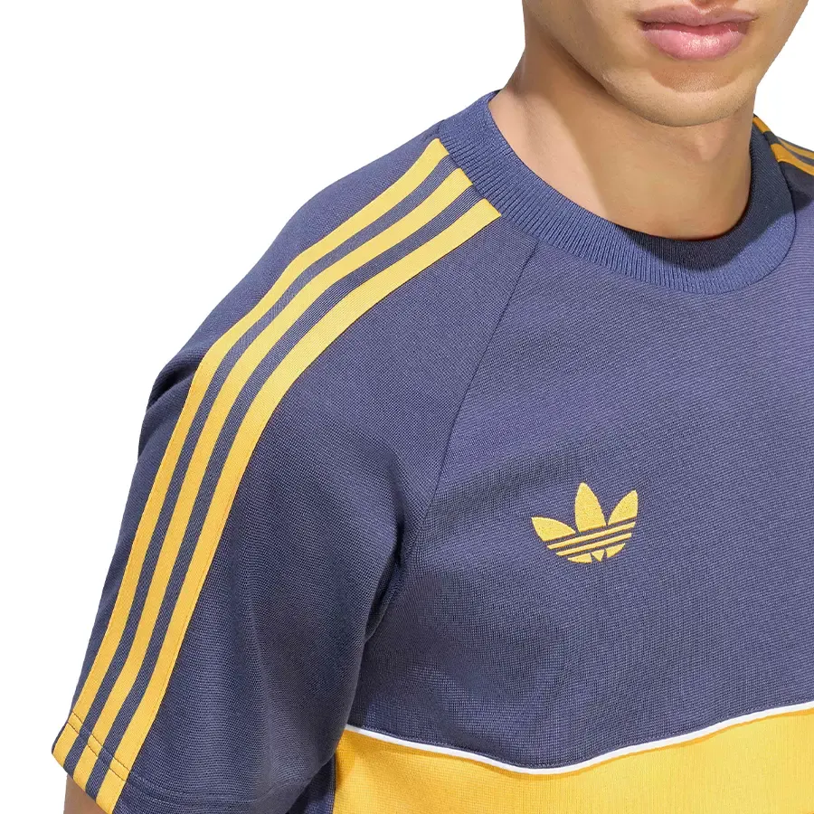 Imagen 4 de 5 de Remera adidas originals Og Boca Juniors-MARINO/AMARILLO