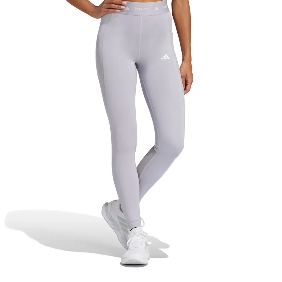 Imagen 0 de 5 de Calza Larga adidas Techfit Stash Pocket-GRIS
