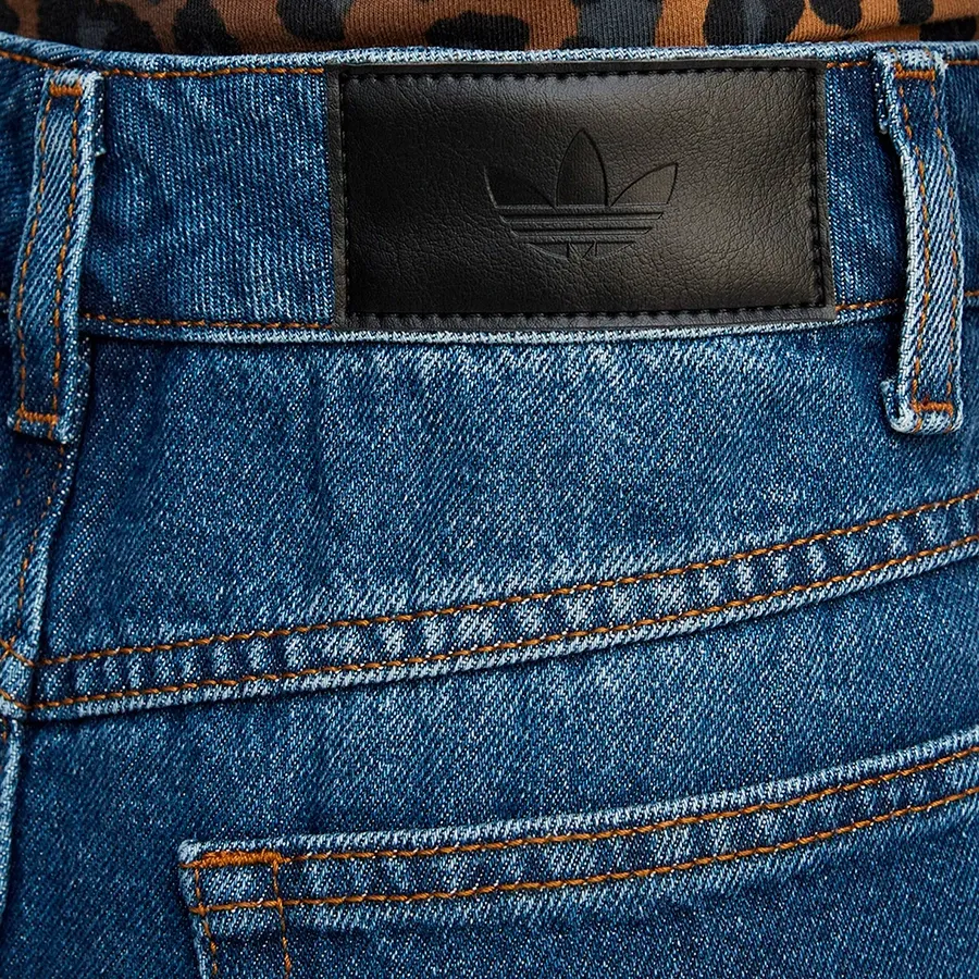 Imagen 4 de 5 de Falda Adidas Originals Denim Pencil 3 Stripes-JEAN