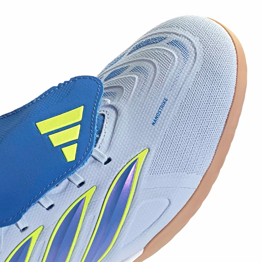 Imagen 5 de 7 de Botines adidas Predator League FT In-AERO/AZUL/AMARILLO FLUOR