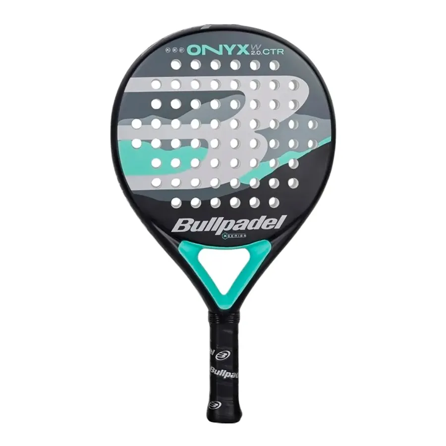 Imagen 0 de 5 de Paleta Bullpadel Onyx Control Woman 2.0-NEGRO/CELESTE/GRIS