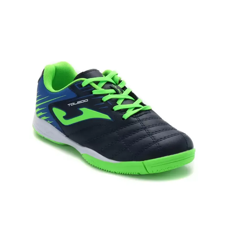 Imagen 1 de 5 de Botines Joma Toledo Jr Id V2-MARINO/VERDE FLUOR