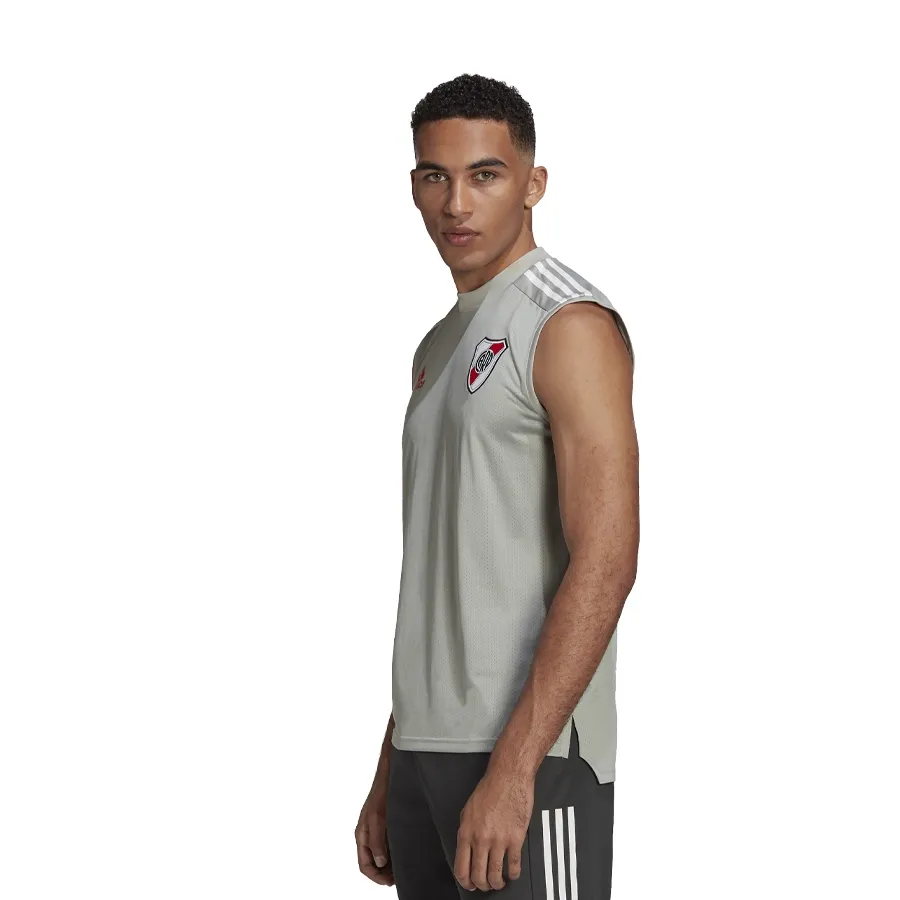 Imagen 2 de 7 de Musculosa adidas de Entrenamiento River Plate-GRIS/BLANCO/ROJO