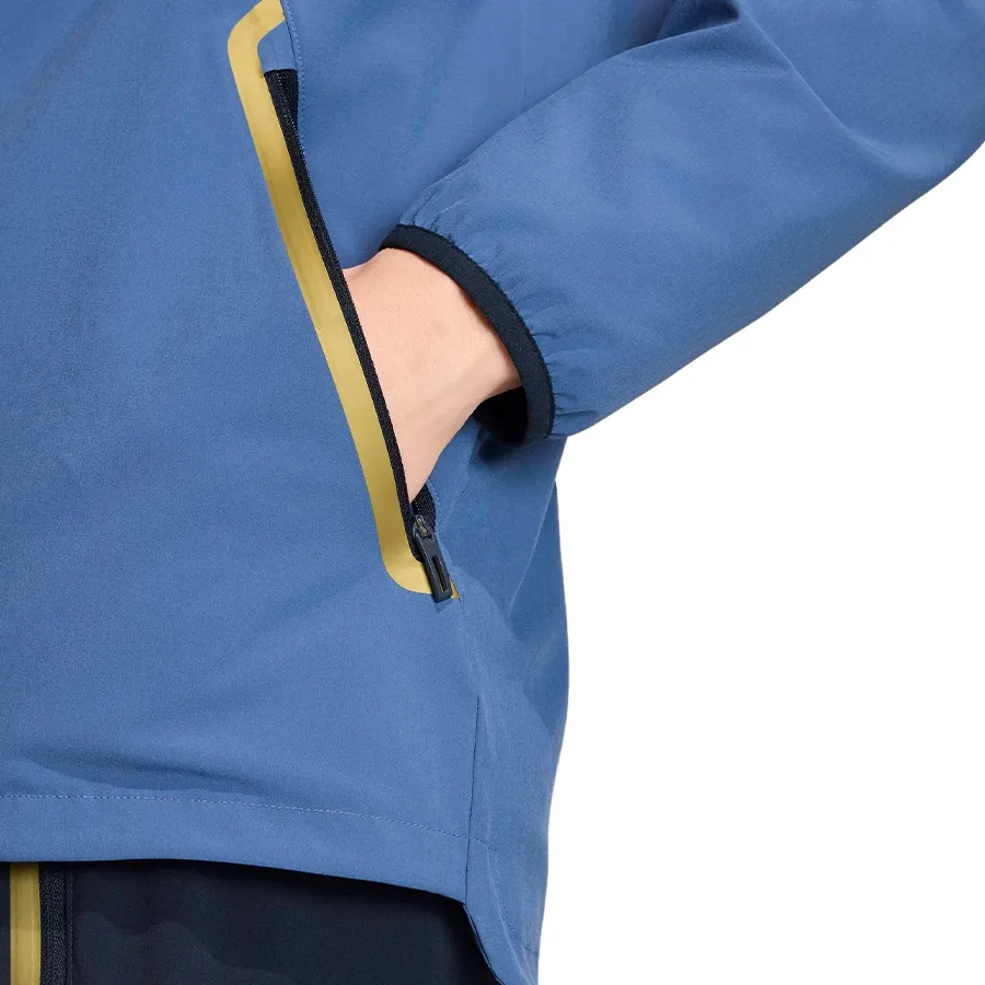 Imagen 5 de 6 de Campera adidas Rompeviento Tiro Travel AFA-MARINO/DORADO