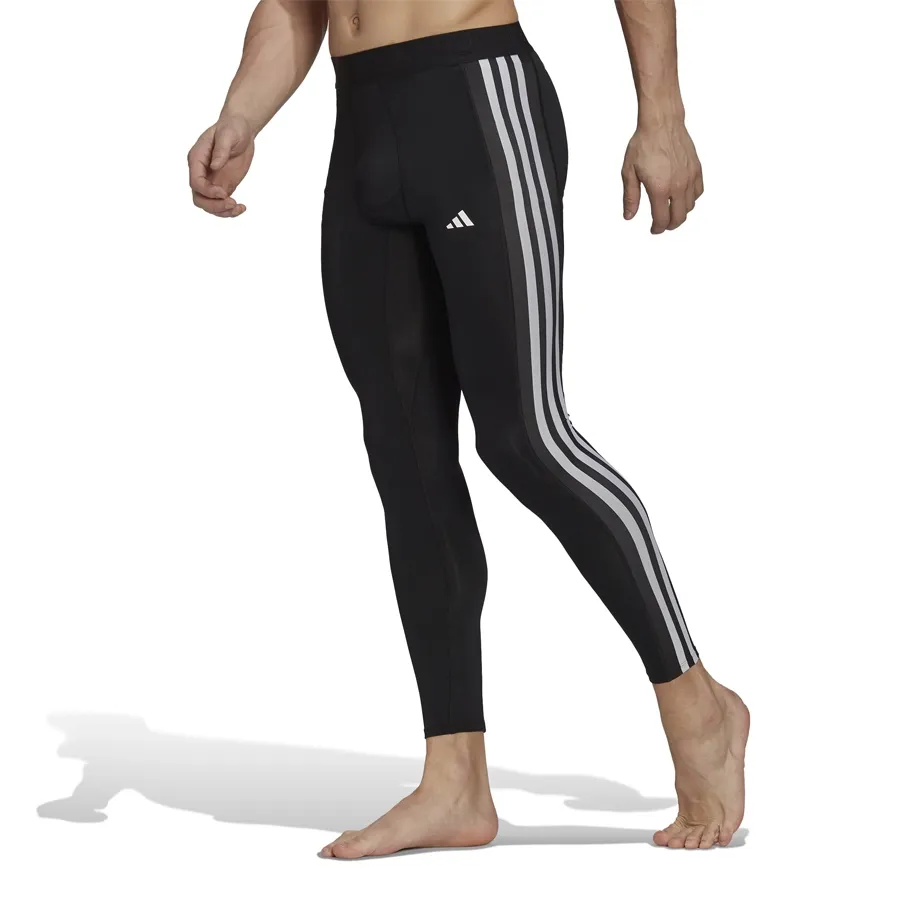 Imagen 1 de 5 de Calza adidas Techfit-NEGRO/BLANCO