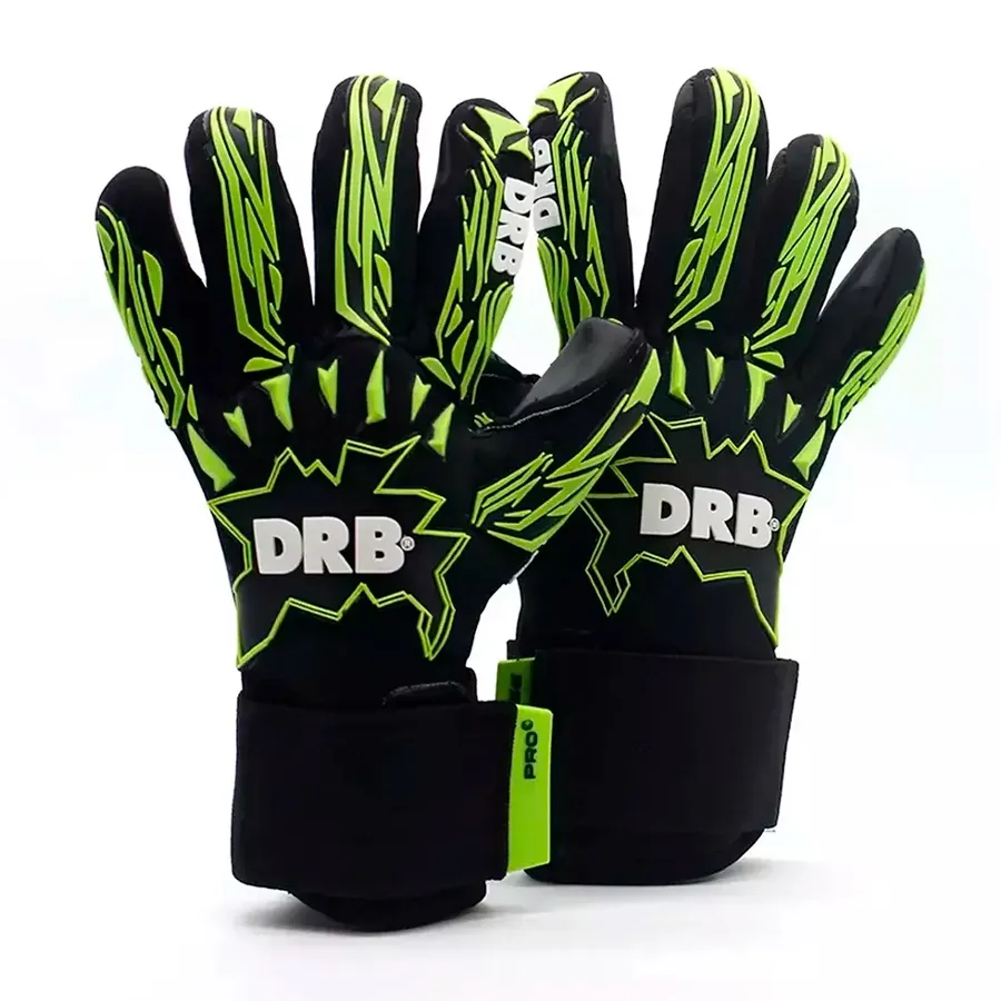 Imagen 0 de 3 de Guantes DRB Arquero Feline Evo Sr-NEGRO/VERDE FLUOR