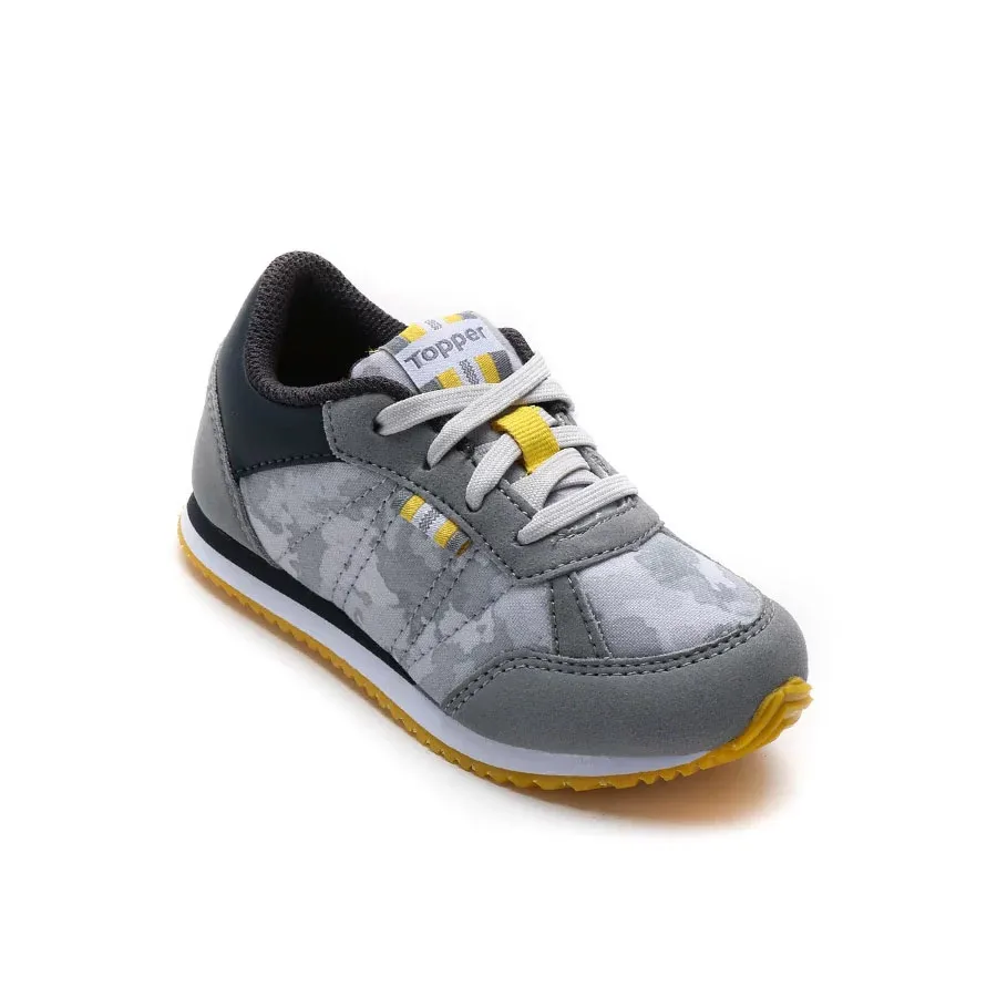 Imagen 0 de 4 de Zapatillas Topper Theo Camping Bebe-GRIS/VERDE/BLANCO
