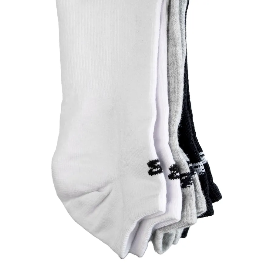 Imagen 1 de 3 de Medias New Balance Lifestyle No Show Pack 3-NEGRO/GRIS/BLANCO