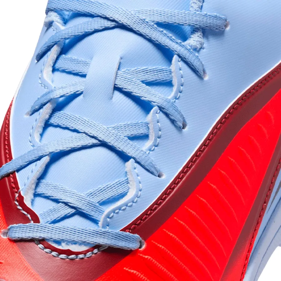 Imagen 6 de 8 de Botines Nike Phantom 360 Club TF-CELESTE/CORAL/NEGRO