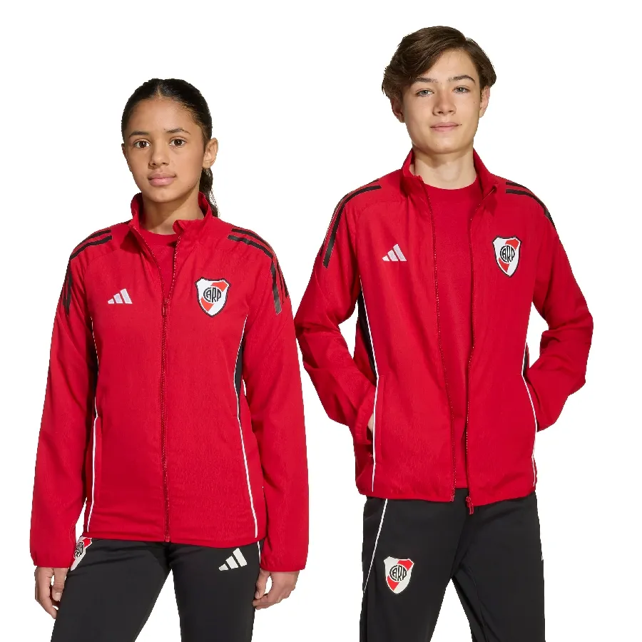 Imagen 1 de 5 de Campera adidas Presentación de River Plate Tiro 25 Competition-ROJO/NEGRO