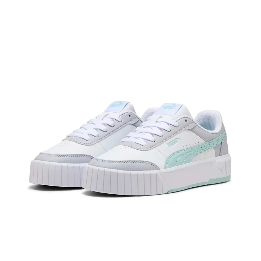 Imagen 1 de 6 de Zapatillas Puma Carina Mia-BLANCO/GRIS/VERDE AGUA