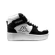 zapatillas-kappa-logo-linate-mid-velcro-kids-BLANCO/NEGRO