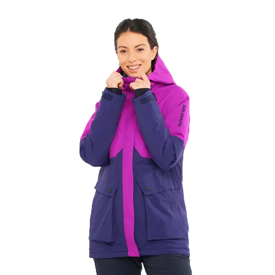 Imagen 2 de 6 de Campera Salomon Snow Rebel Jacket-VIOLETA/MORADO