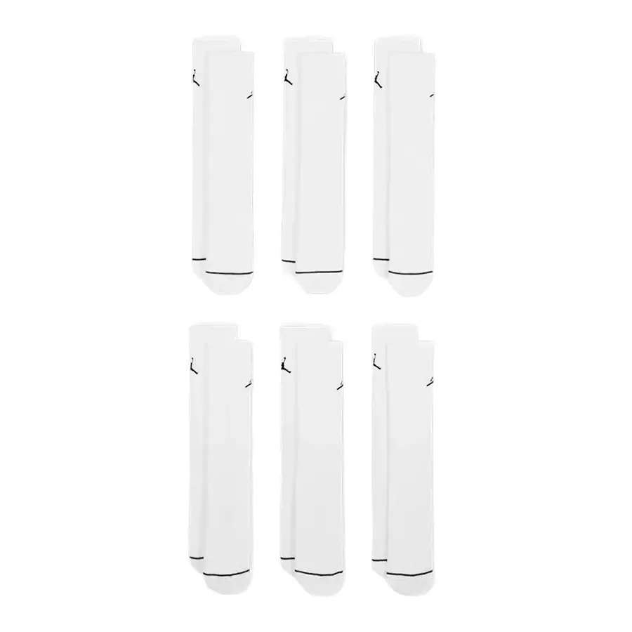Imagen 1 de 4 de Medias Nike Jordan Everyday Cushioned Crew Pack x6-BLANCO