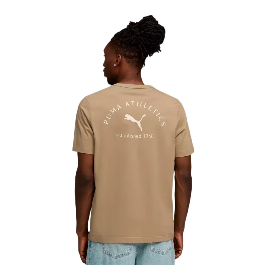 Imagen 1 de 4 de Remera Puma Estampada Class-BEIGE