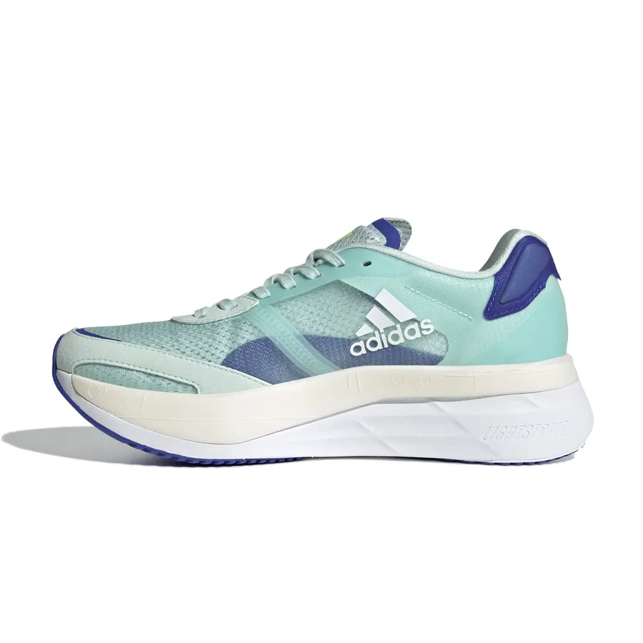 Imagen 1 de 7 de Zapatillas adidas Adizero Boston 10-AQUA/AZUL/NATURAL