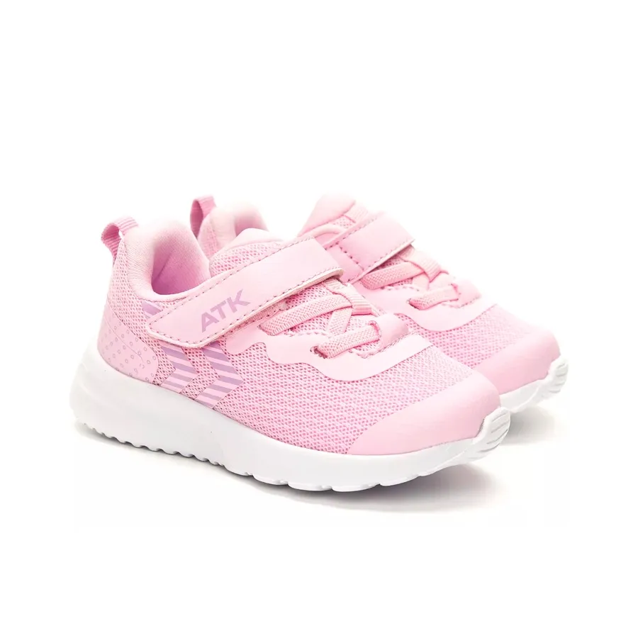 Imagen 2 de 8 de Zapatillas Atomik Casual Con Abrojo BB-ROSA