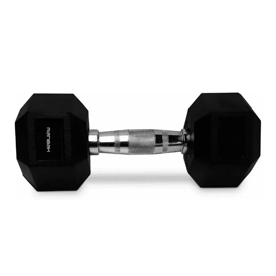 Imagen 0 de 1 de Mancuerna Ranbak Cromada 15 Kg-NEGRO