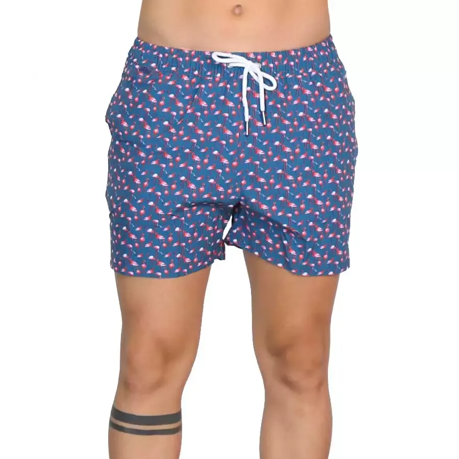 Imagen 0 de 3 de Nord Cape Short De Baño  Estamp Boracay-PETROLEO/ROJO