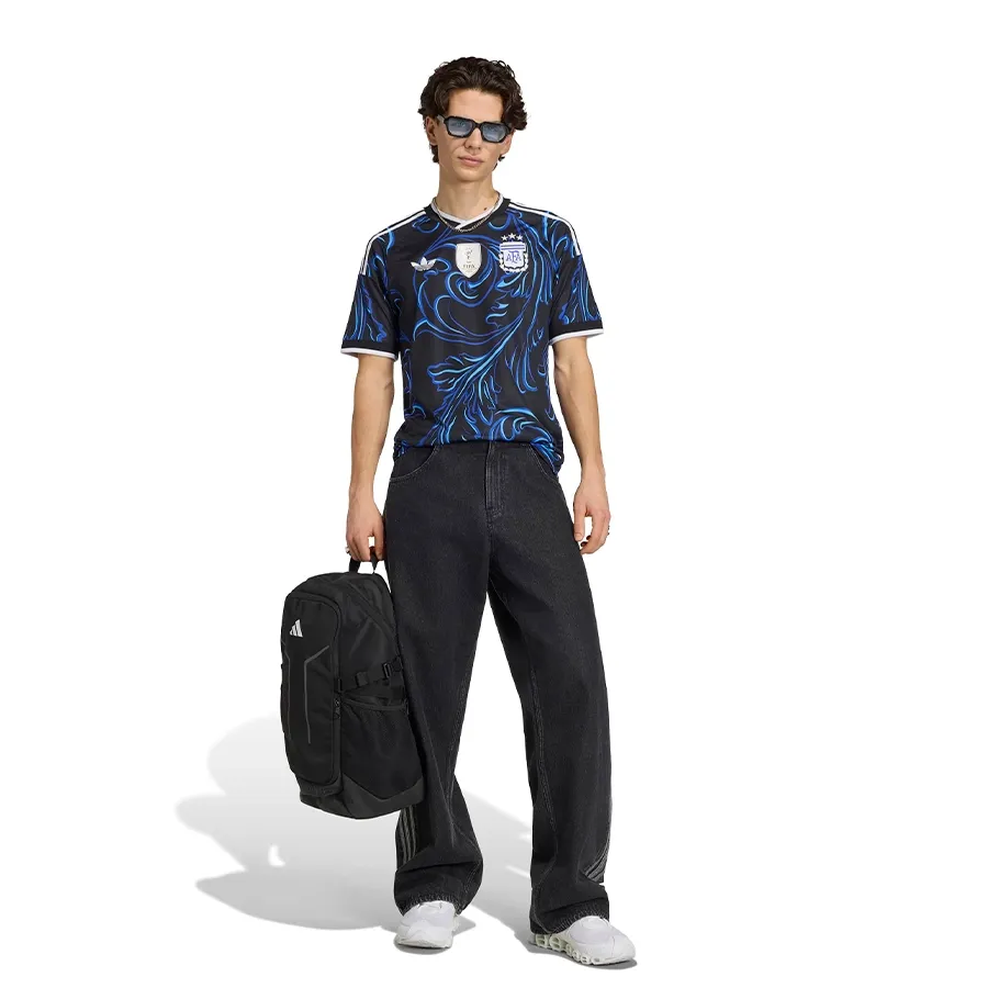 Imagen 7 de 8 de Camiseta adidas originals Alternativa Seleccion Argentina AFA 26-NEGRO/AZUL/CELESTE